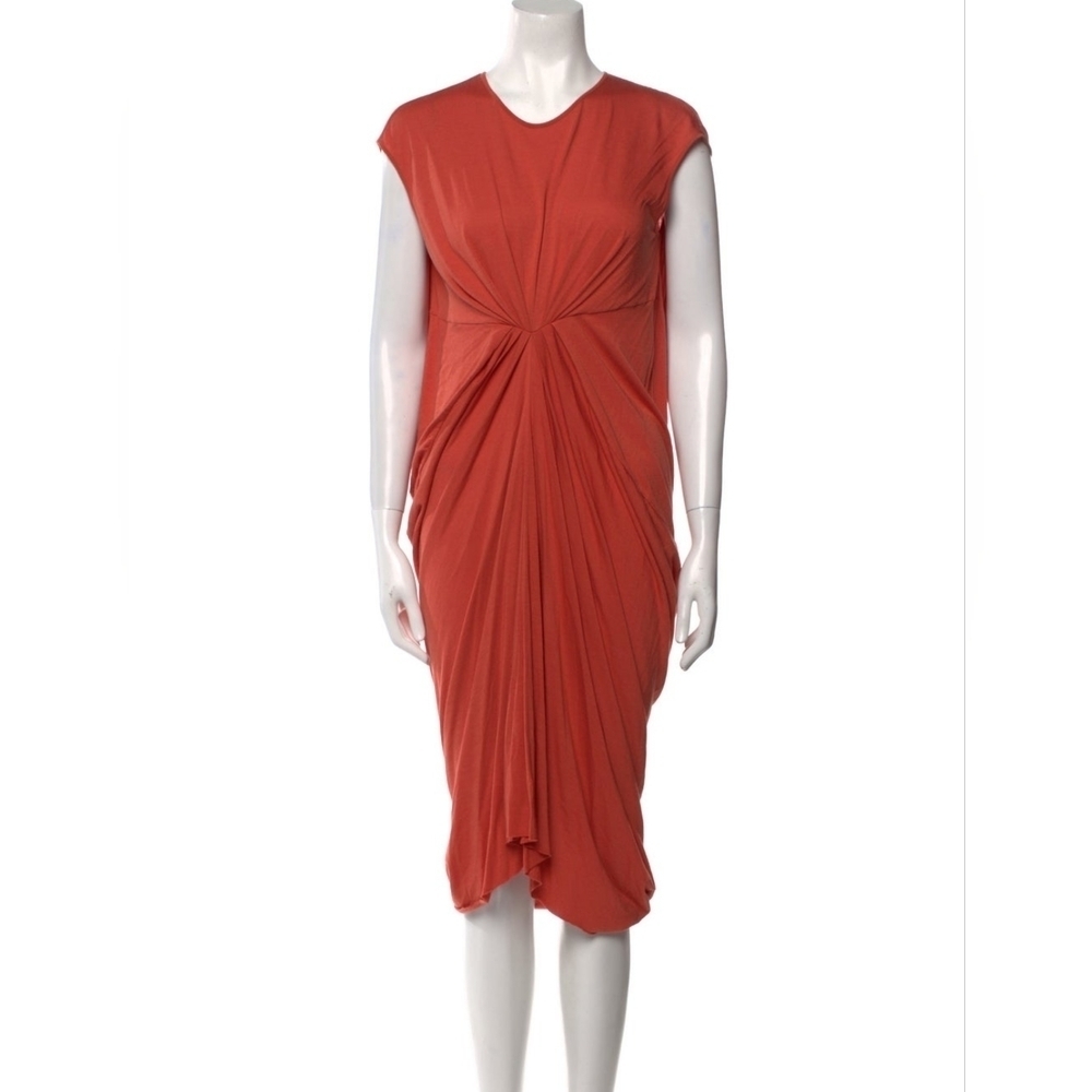 Rick Owens Front Clinch Midi Dress